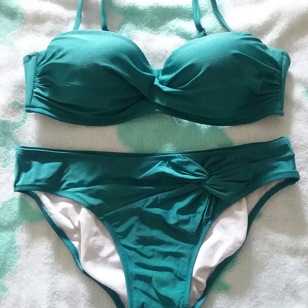 Bikini with cover up skirt